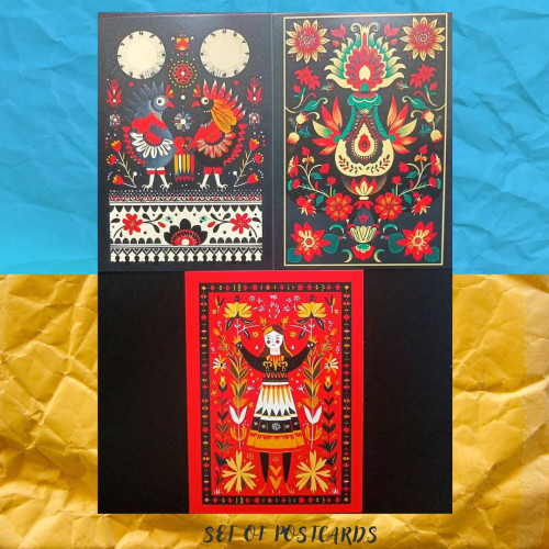 Петриківський розпис набір листівок 
