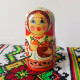 Матрьошка дівчина українка п’ять фігуркок 10, 5 см Матрьошка дівчина українка п’ять фігуркок 10, 5 см