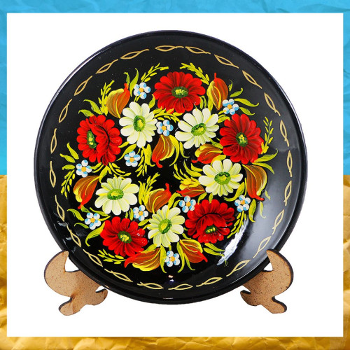 Тарілка Квіткова веселка  Д150