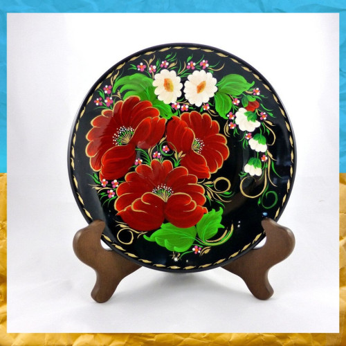 Тарілка Квіткова веселка  Д 200