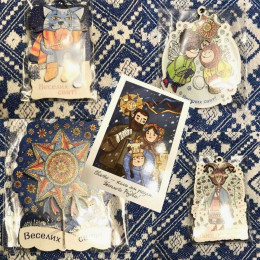 Різдвяні ялинкові прикраси-магніти Різдвяні ялинкові прикраси-магніти